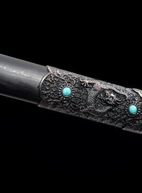 龙泉市刀剑工艺收藏品花纹钢复古