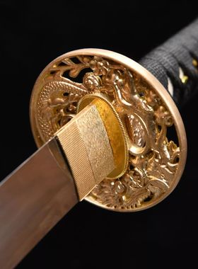 龙泉市刀剑短款纯铜装12寸T10