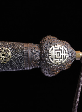 龙泉市刀剑毛铁一体唐剑防身收藏