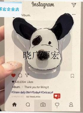 新秋冬西部高地可爱手机座系列伸缩J胶气囊懒人桌面戏剧神器l