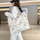 Large capacity short-distance travel clothes storage bag dry and wet