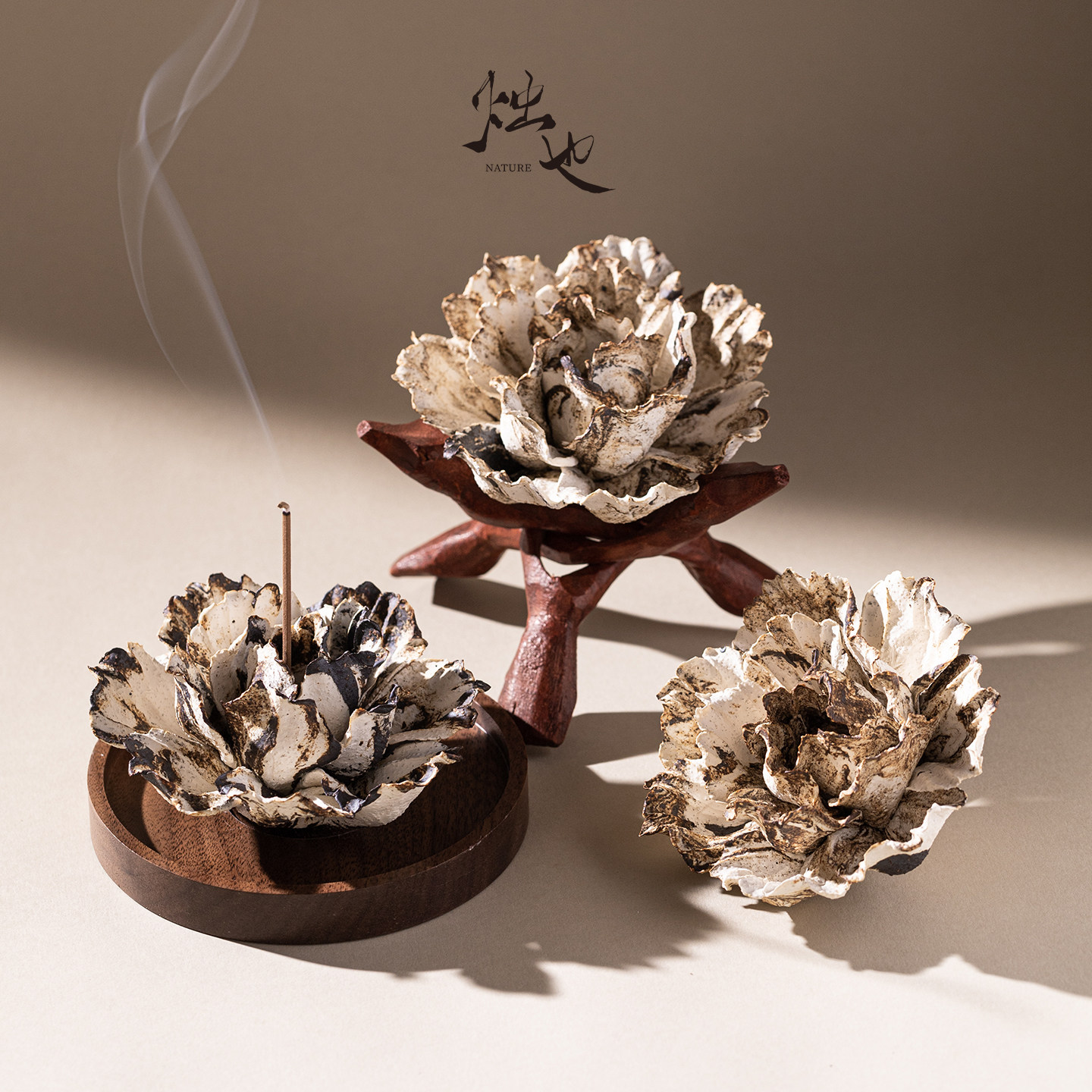 烛也景德镇非遗手工陶瓷花香薰精油扩香家居摆件高级小众礼物香插,淘宝优惠券,粉丝福利购,淘宝优惠卷