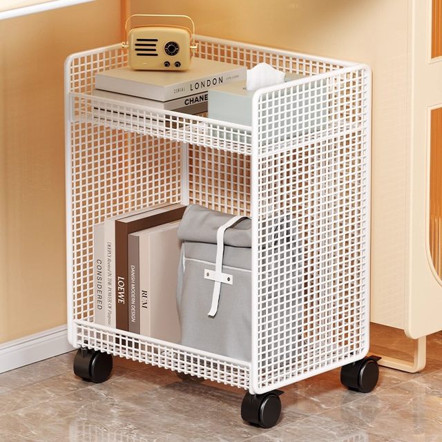 Under-table shelf book storage rack