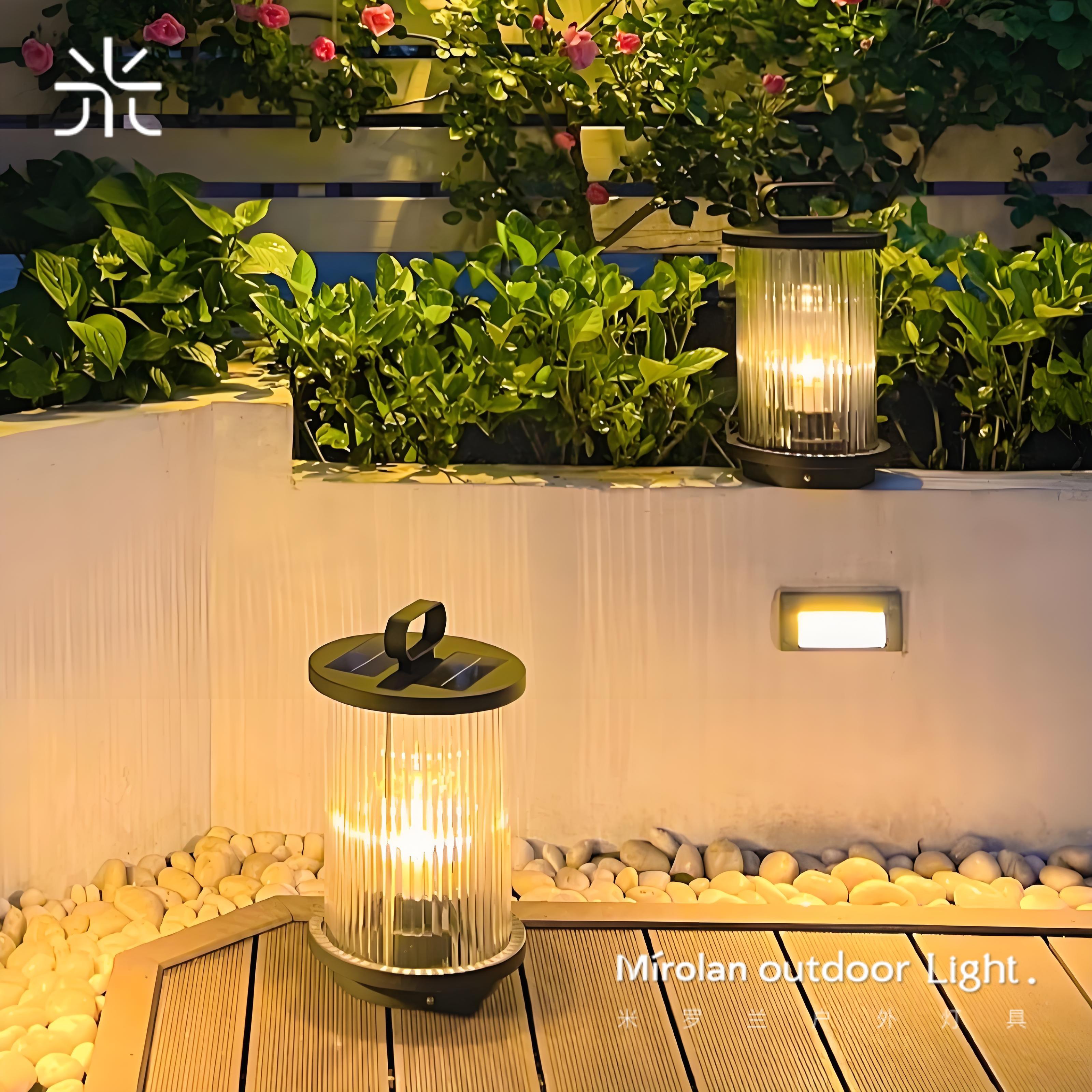 太阳能庭院灯户外防水草坪灯室外花园氛围布置阳台院子造景露台灯 - 图1