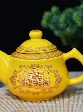 陶瓷家用复古供酒壶茶壶 佛堂佛龛酒瓶茶杯财神酒壶酒杯水壶水瓶