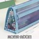 Double-layer three-dimensional transparent mesh pencil bag student exam