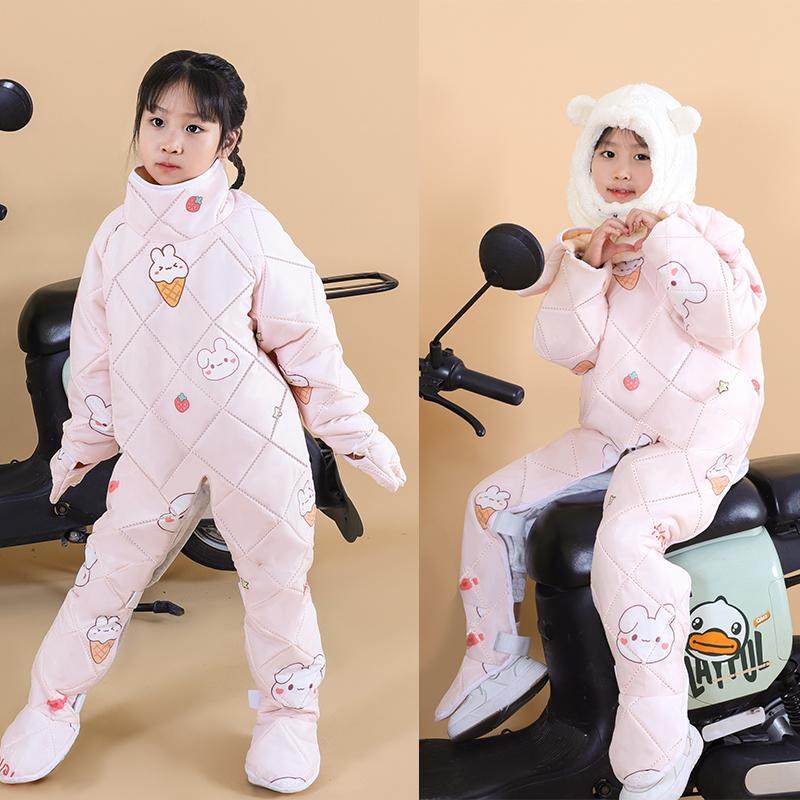 儿童后座电动车挡风衣保暖神器护腿冬季加厚加绒电瓶车防风被斗篷,淘宝优惠券,粉丝福利购,淘宝优惠卷