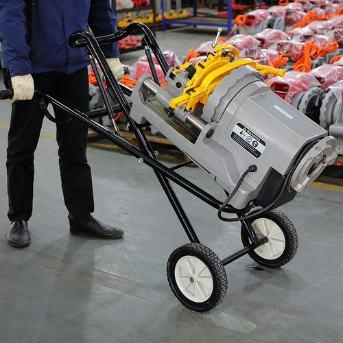 虎王3寸电动套丝机开牙机石油燃气化工多功能专业级套丝机SQ80C1 - 图2