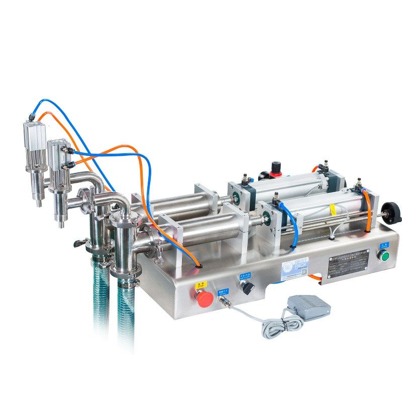 全自动双头台式液体定量灌装机 食用油饮料加液器 白酒灌装机,淘宝优惠券,粉丝福利购,淘宝优惠卷