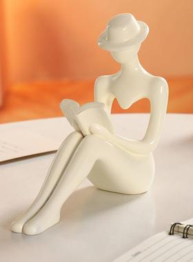 ins风小众抽象人物艺术摆件客厅家居现代装饰品简约北欧风高级感