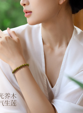 2026年天然绿檀木手串女款正品