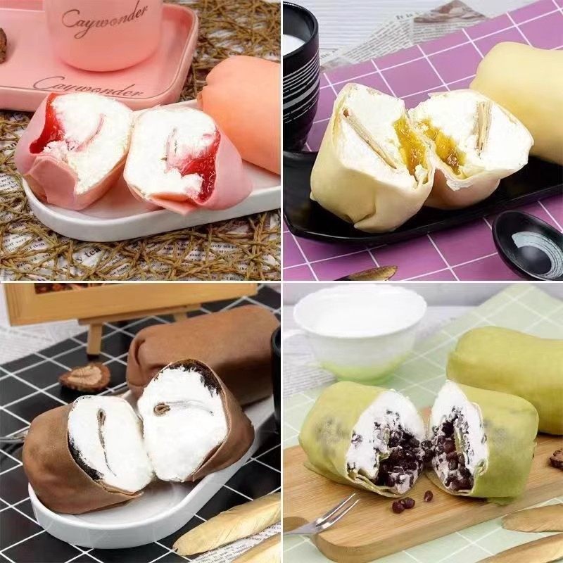 抹茶毛巾卷蛋糕爆浆奶油网红甜品面包懒人速食夜宵充饥点心零食品,淘宝优惠券,粉丝福利购,淘宝优惠卷