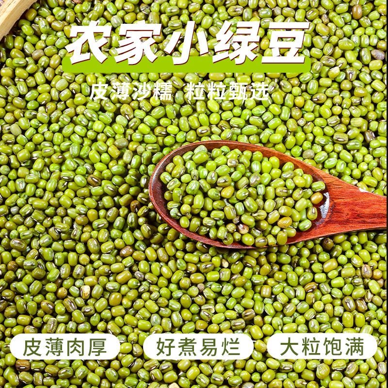 2025新绿豆五谷杂粮精品新鲜绿豆发豆芽煮绿豆粥煲汤滋补经典方,淘宝优惠券,粉丝福利购,淘宝优惠卷