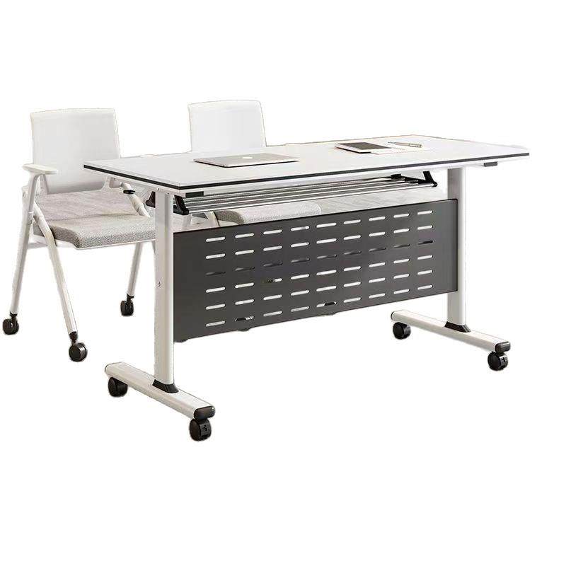 折叠培训桌椅可移动拼接长条桌子带轮多功能办公桌会议室桌椅组合,淘宝优惠券,粉丝福利购,淘宝优惠卷