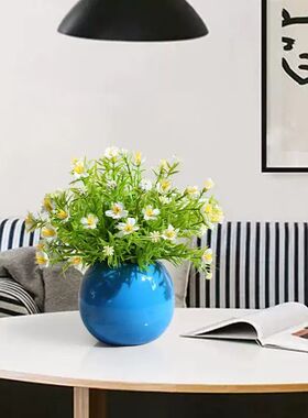 仿真花假花摆设客厅满天星摆花家居装饰品桌面小绿植盆栽花束摆件