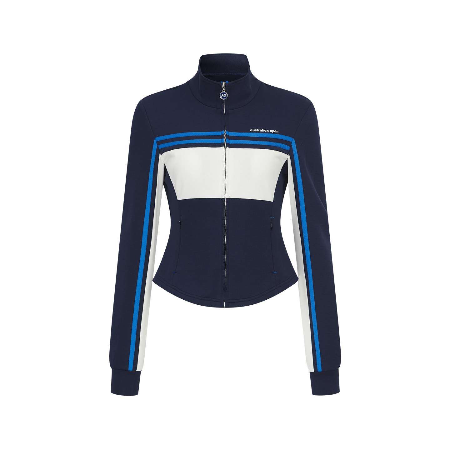 【明星同款】AO澳网运动服休闲运动立领茄克撞色修身新款外套女,淘宝优惠券,粉丝福利购,淘宝优惠卷