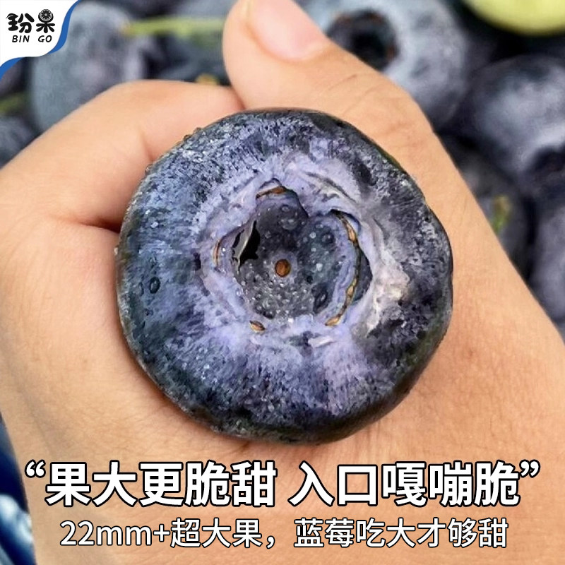 【现货空运】云南蓝莓鲜果当季新鲜水果12盒现摘怡颗孕妇整箱包邮,淘宝优惠券,粉丝福利购,淘宝优惠卷