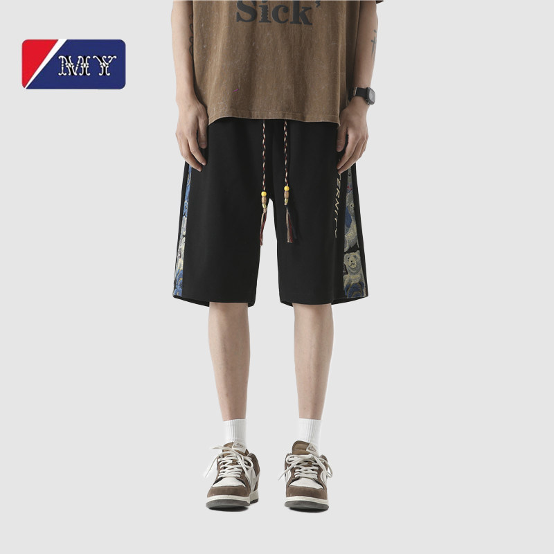 美式休闲短裤男士夏季潮牌ins裤子高街宽松运动五分裤,淘宝优惠券,粉丝福利购,淘宝优惠卷