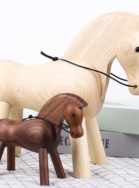 梵瀚 木马摆件创意纪念礼物办公室商务新年礼物桌面吉祥物装饰品