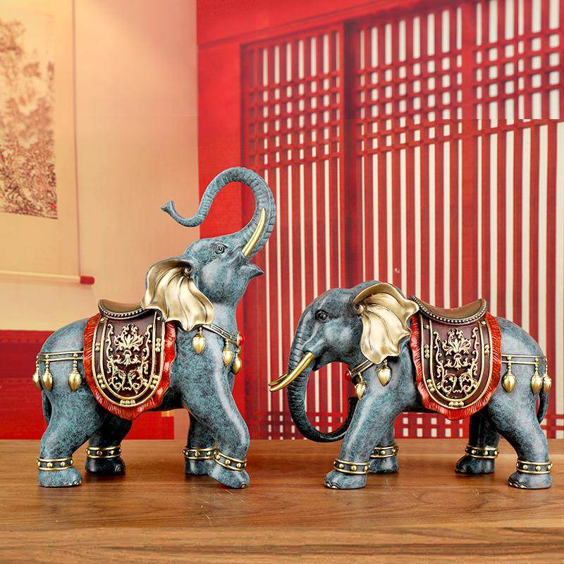 《吉祥对象》大象摆件招财吸水家居客厅玄关酒柜装饰乔迁开业礼品,淘宝优惠券,粉丝福利购,淘宝优惠卷