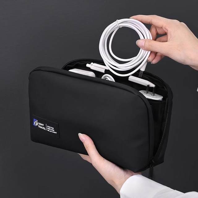 Data cable storage bag simple accompanying bag