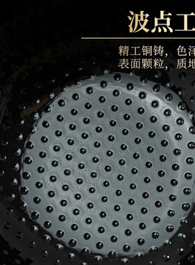 极速尼泊尔手工八吉祥铜颂钵音质优D美音碗满月铜钵瑜珈静心铜馨