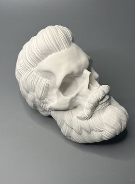 万圣节创意艺术骷髅潮流摆件石膏像扩香石桌面整蛊礼品酒吧装饰品