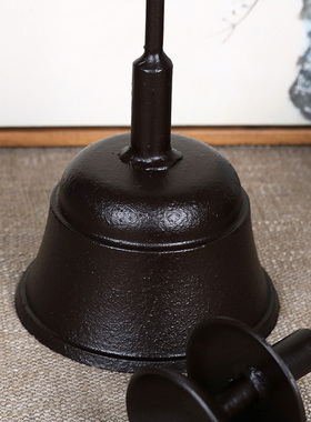 新中式复古典铸铁烛台摆件样板房间酒店别墅客厅会所玄关软装饰品