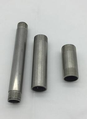 共誉304KPU管业工级不锈钢管件短螺纹3丝16内外牙扣接头长度可订
