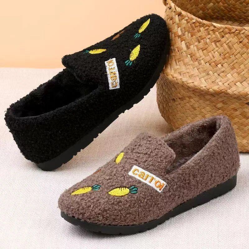 【爆款】冬季新款萝卜棉鞋豆豆鞋可居家外穿女士二棉一脚蹬防滑鞋,淘宝优惠券,粉丝福利购,淘宝优惠卷