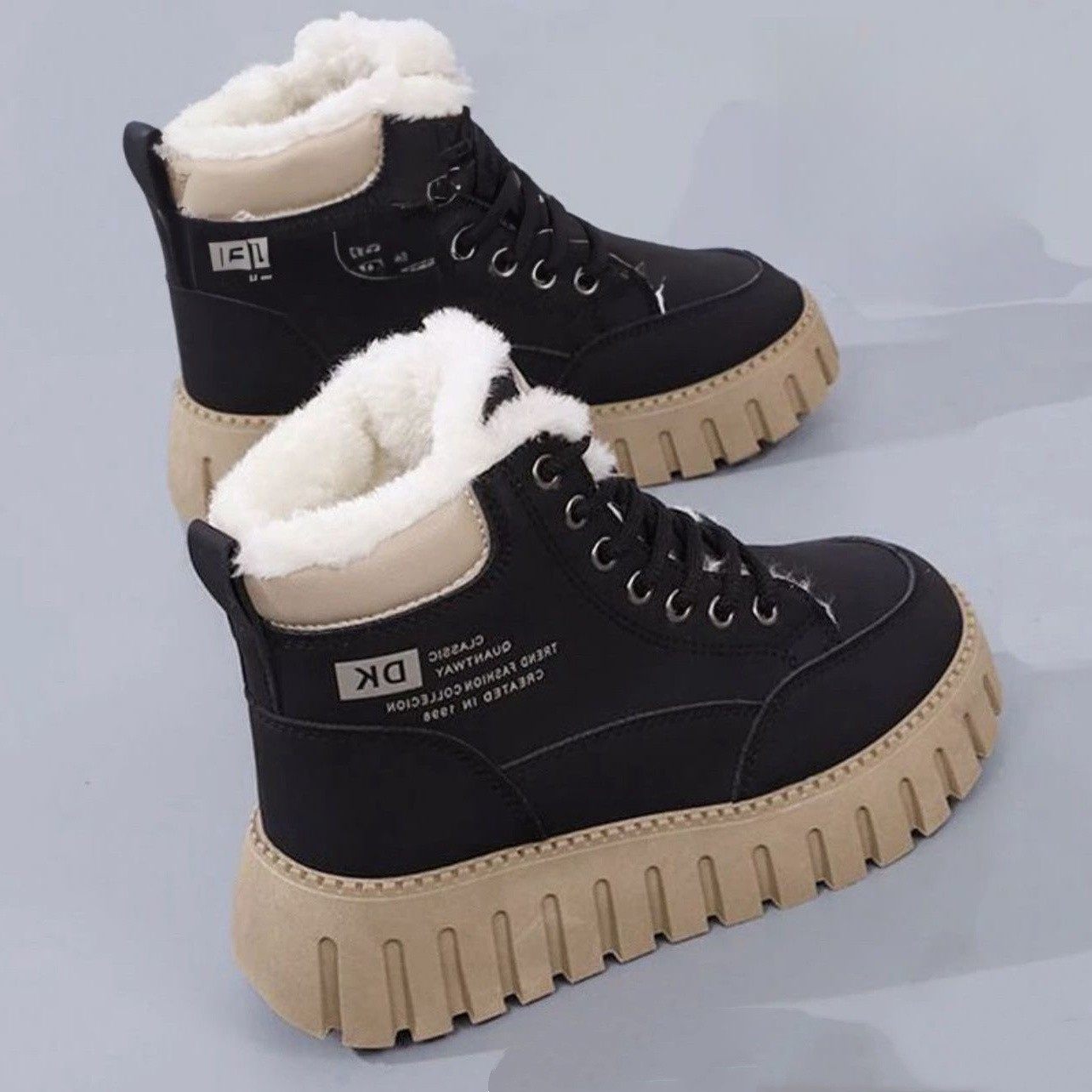 东北大棉鞋女童冬季加绒加厚棉靴2026新款保暖防滑高帮女鞋雪地靴,淘宝优惠券,粉丝福利购,淘宝优惠卷