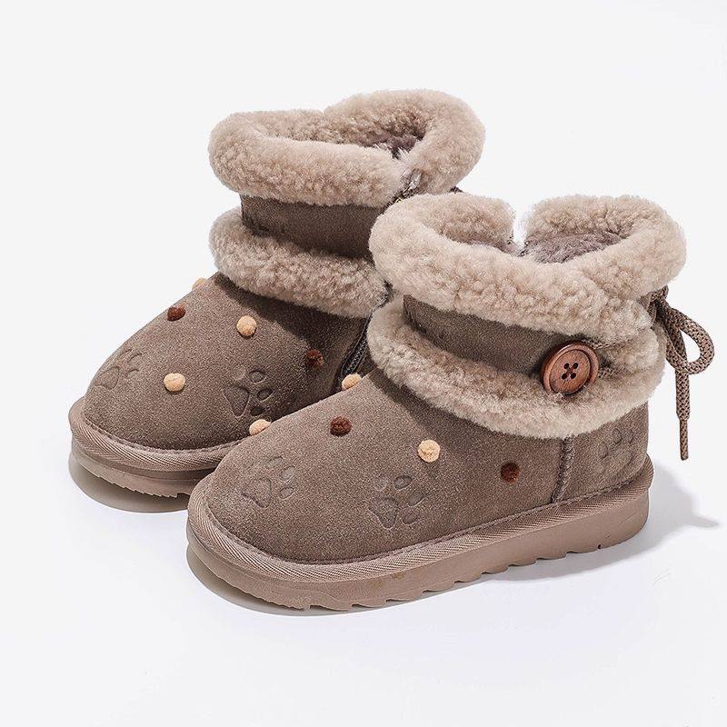 儿童雪地靴加绒加厚东北女童大棉鞋2026新款女宝宝雪地棉女孩冬鞋,淘宝优惠券,粉丝福利购,淘宝优惠卷