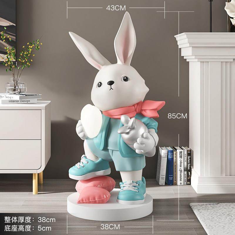 大型潮玩兔落地摆件客厅电视柜沙发旁床头灯家居饰品暖房乔迁礼物,淘宝优惠券,粉丝福利购,淘宝优惠卷