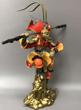 纯铜孙悟空摆件齐天大圣斗战胜佛美猴王家居办公室风水装饰品礼品