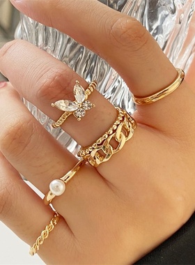 极速Elegant jewelry oGift Women fashion Rings Love Forever R