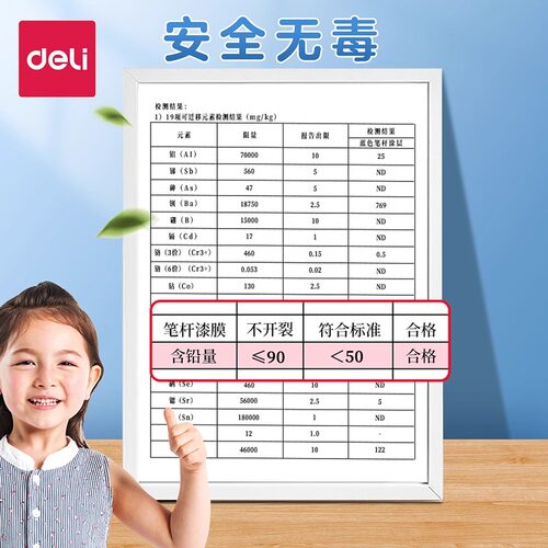 得力HB/2B原木铅笔安全无铅毒儿童幼儿园一二年级中小学生练字学习专用桶装六角铅笔考试绘图绘画文具套装 - 图0