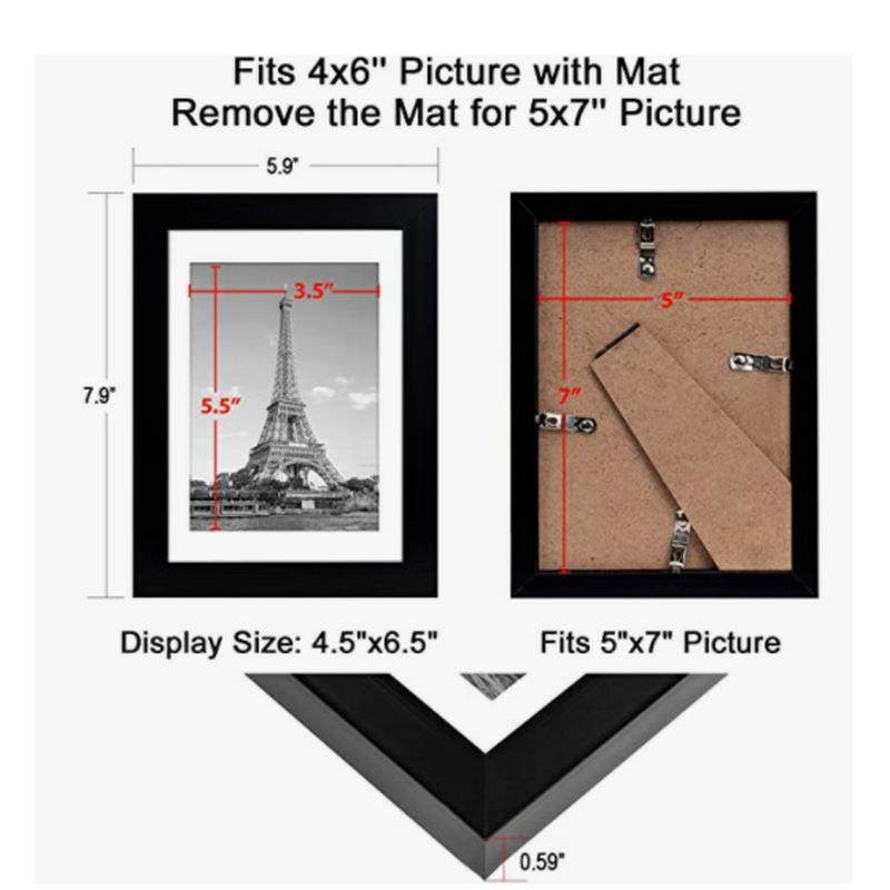 跨境现货摆挂两用装饰画框PVC透明相框创意diy简约照片墙组合画,淘宝优惠券,粉丝福利购,淘宝优惠卷