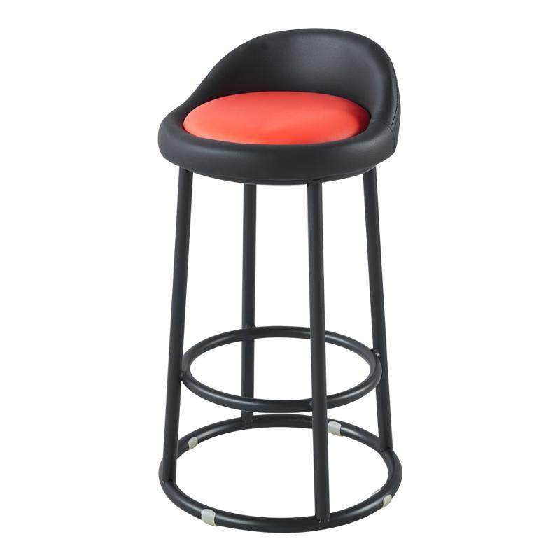 酒吧椅圆形吧台凳铁艺KTV吧凳手机店柜台前台凳商用高脚凳靠背椅,淘宝优惠券,粉丝福利购,淘宝优惠卷