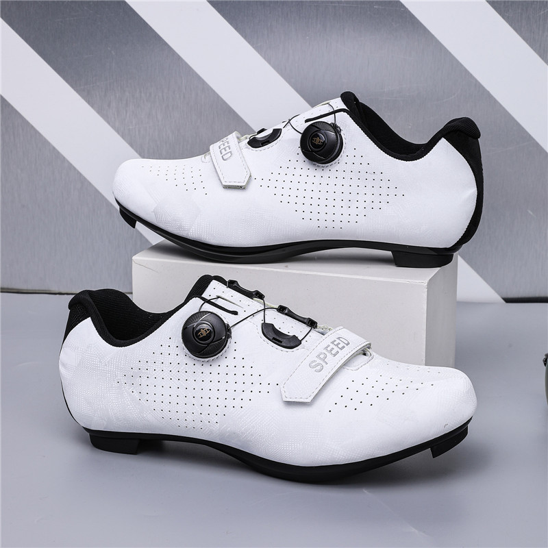 Cycling lock shoes, road sole lock shoes, men's hard-soled bicycle shoes, women's non-lock rubber sole spinning shoes, cycling shoes
