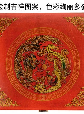 帝祖仿古3寸5寸6寸7寸8寸9寸10寸罗盘木盒子皮盒明清工艺收纳盒