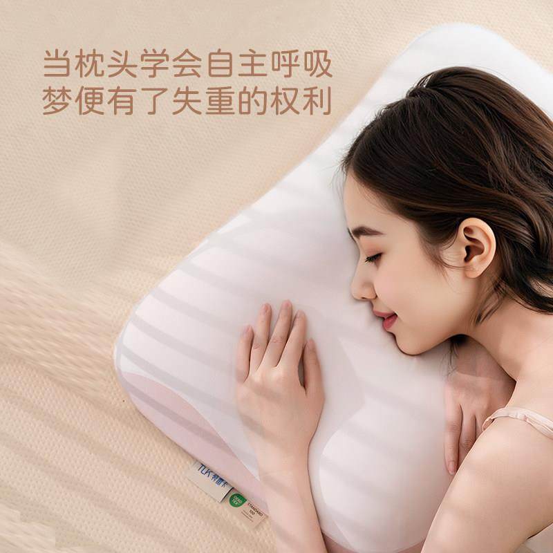 美国TLK特蕾卡山茶基美妍深睡枕头护颈椎助睡眠专用不塌陷不变形,淘宝优惠券,粉丝福利购,淘宝优惠卷