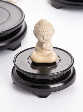 摆件底座托架实木文玩核桃茶壶托香炉工艺品石头花瓶花盆底座