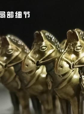 兵马俑铜车马摆件西安特色旅游纪念品金属马车中国特色礼品送老外
