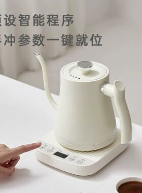物醒烧水壶家用316不锈钢咖啡手冲壶电热水壶恒温煮茶壶电热烧水