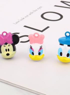 现货小号卡通玉兔铃铛动物造型铃铛铜铃铛宠物项圈钥匙扣diy配件