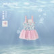 Girls swimwear 2026 new big children's swimming clothes antibacterial children's one-piece swimsuit skirt baby suspender swimsuit