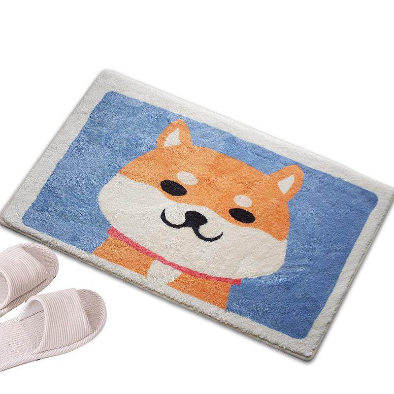 卡通可爱簇绒地垫门垫门口家用入户门脚垫浴室卫生间吸水防滑垫子,淘宝优惠券,粉丝福利购,淘宝优惠卷