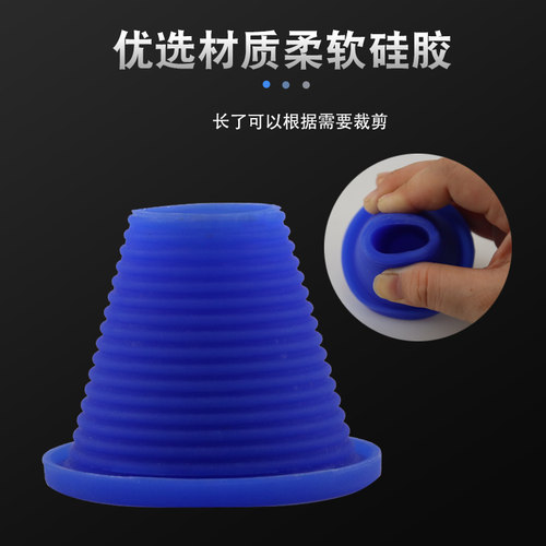 下水道防臭塞子防虫防气溶胶硅胶橡皮塞地漏水池堵头PVC密封配件 - 图0
