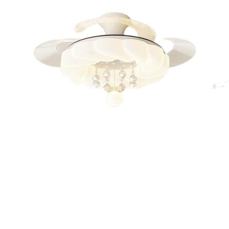 卧室风0餐扇灯简约奶油风主卧厅儿房护眼静音隐2形吊扇灯童025新,淘宝优惠券,粉丝福利购,淘宝优惠卷