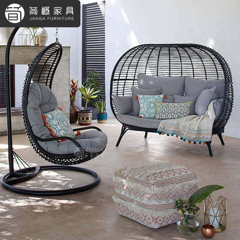 外别墅院沙藤编沙发露天防水防晒鸟巢懒人17975户藤椅室外花庭园,淘宝优惠券,粉丝福利购,淘宝优惠卷